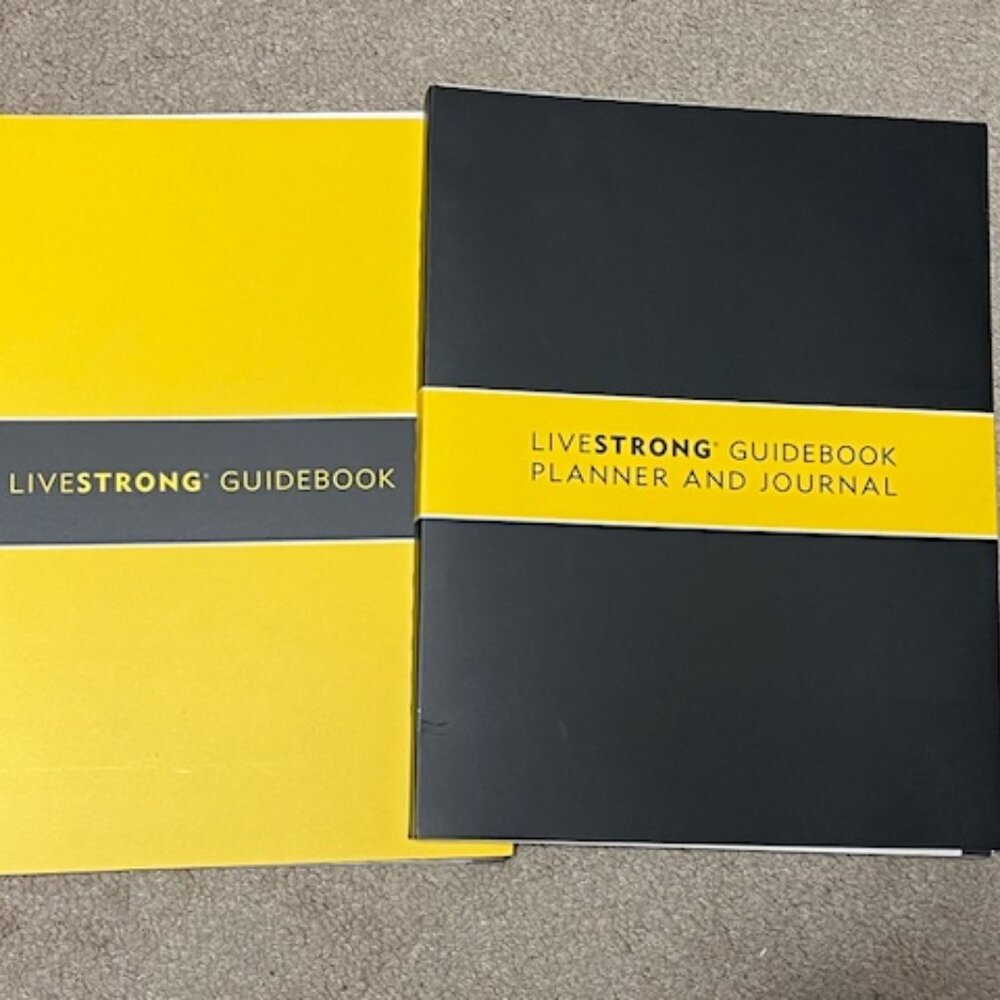Lance Armstrong's Livestrong Guidebook, Planner and Journal 2 Paperback Binders